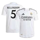Real Madrid BELLINGHAM #5 Home Soccer Jersey 2024/25 - Player Version